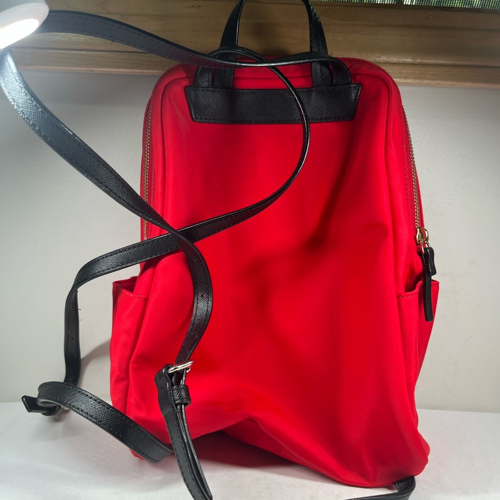 Kate Spade Red Nylon Backpack - Picture 3 of 12